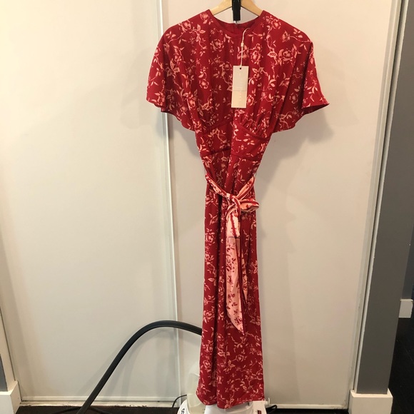 NEW | Keepsake Scarlet Floral Tie Waist Jumpsuit - Picture 2 of 10